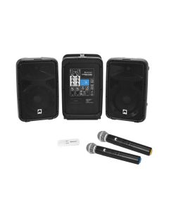 OMNITRONIC Set COMBO-160BT Active PA System + UWM-2HH USB Wireless Mic Set