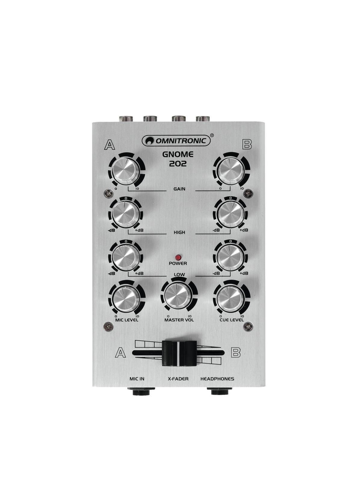 OMNITRONIC GNOME-202 Mini Mixer Silv