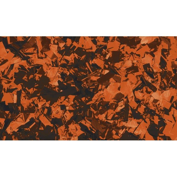 Showgear Show Confetti Metal Orange, Rectangle, 1 kg Flameprooff