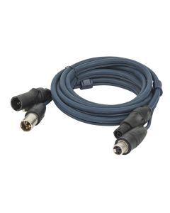 DAP FP-15 Hybride Kabel - PowerCON True1 & 3-pin XLR I P DMX & Stroom - 6 mtr
