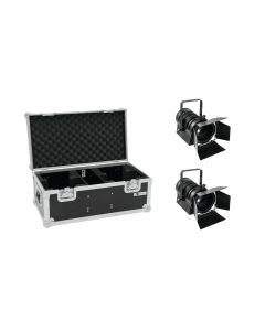 EUROLITE Set 2x LED THA-40PC bk + Case