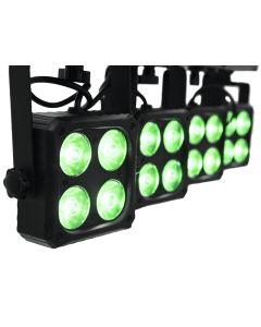 EUROLITELED KLS-180 Compact Light SetCompact light set with 4 spots, 4 strobes, IR remote and bag for mobile use