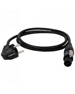 Showtec Powerkabel Neutrik Powercon naar Schuko 1,5 m 3x 2,5 mm2 