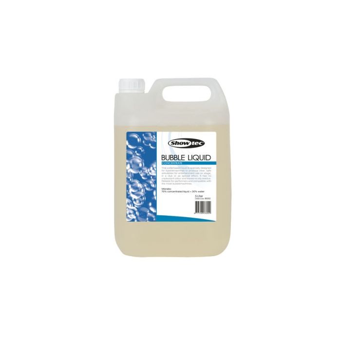 Showtec Bubble liquid 5 Liter, Concentrate