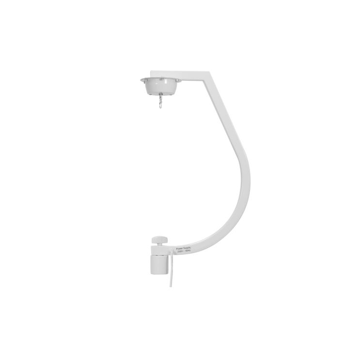 EUROLITE Statief houder met Motor voor Spiegelbol tot 30cm wit