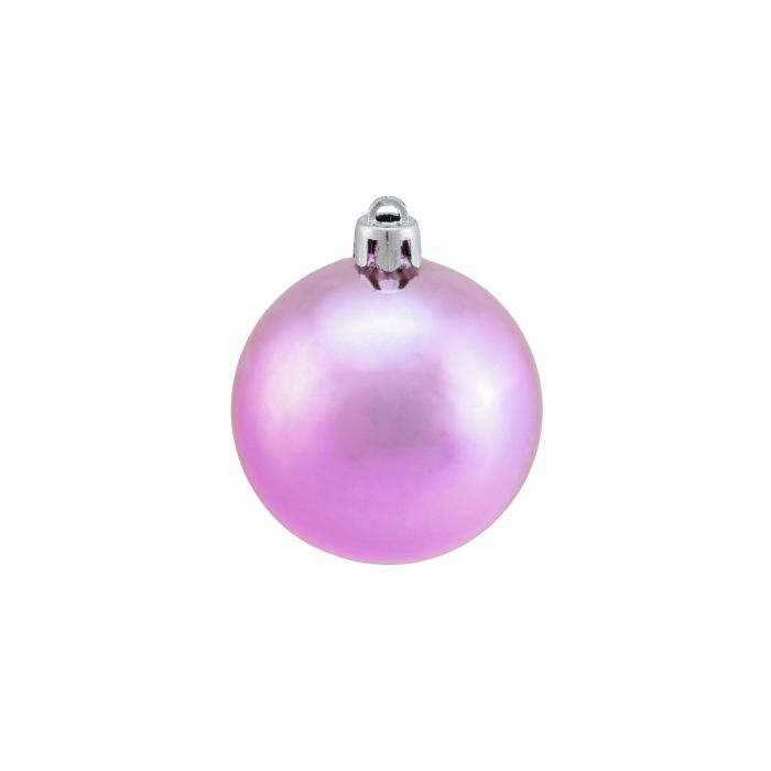 EUROPALMS Deco Kerst Bal 6cm, roze, metallic 6x