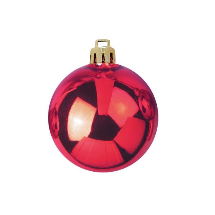 EUROPALMS Deco Kerst Bal 7cm, rood 6x