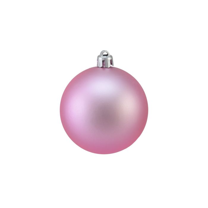 EUROPALMS Deco Kerst Bal 7cm, roze, mat 6x
