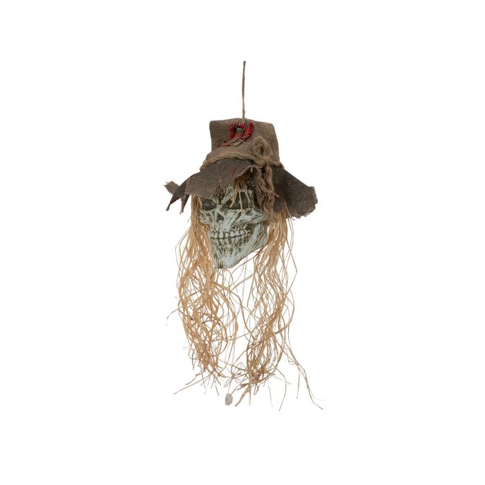 EUROPALMS Halloween Scarecrow Skull, 70cm