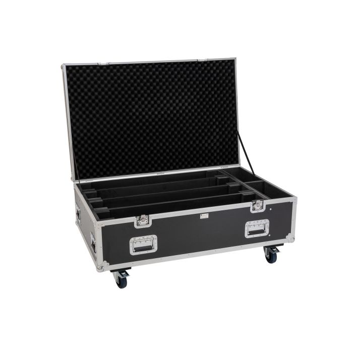 ROADINGER Flightcase PRO 4x LED BAR-8 SWING with wheels