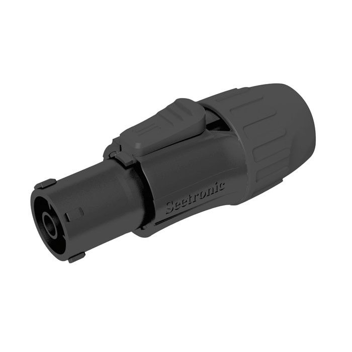 Seetronic SAC3FXBKB Power Pro True Cable Connector Female connector met vergrendeling