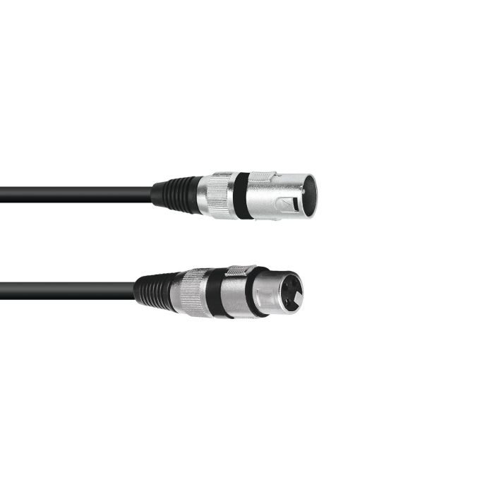 OMNITRONIC XLR Kabel 3pin 1 meter zwart