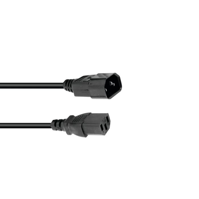 OMNITRONIC IEC-verlengkabel  3x1,0mm  1.5 mtr lengte zwart