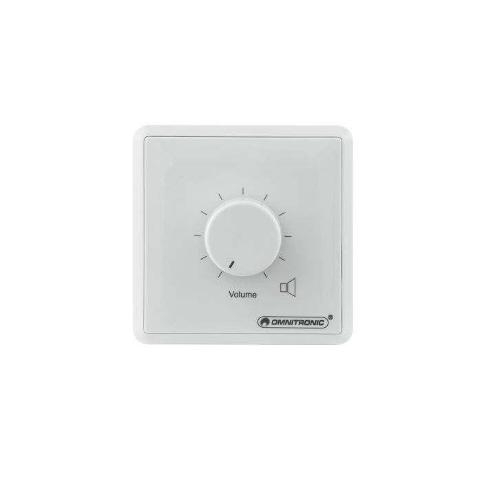 OMNITRONIC PA Volume Controller 30 W mono white